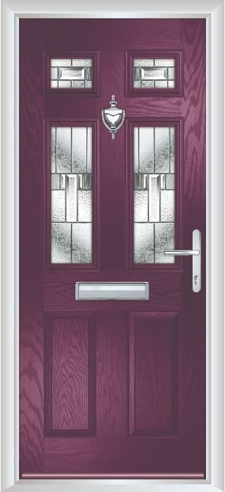 Composite Door - Arundel - Classic Collection - Very Berry