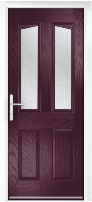 Composite Door - Aydon - Classic Collection - Very Berry