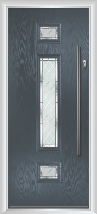 Composite Door - Baird - Contemporary Collection - Anthracite Grey