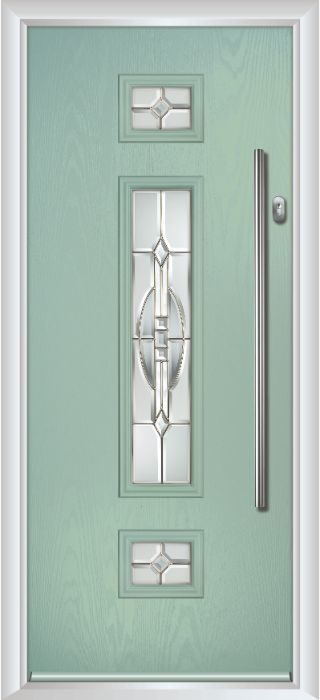 Composite Door - Baird - Contemporary Collection - Chartwell Green