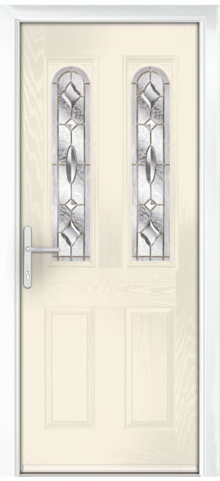 Composite Door - Bamburgh - Classic Collection - Cream White