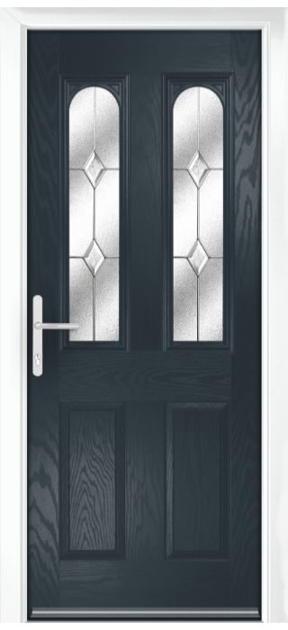 Composite Door - Bamburgh - Classic Collection - Anthracite Grey