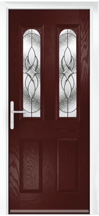 Composite Door - Bamburgh - Classic Collection - Rosewood