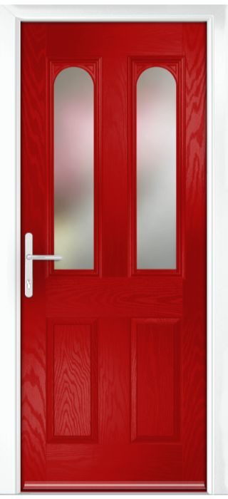 Composite Door - Bamburgh - Classic Collection - Red