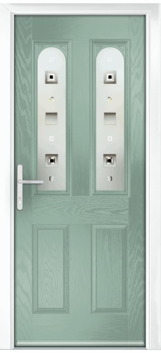 Composite Door - Bamburgh - Classic Collection - Chartwell Green