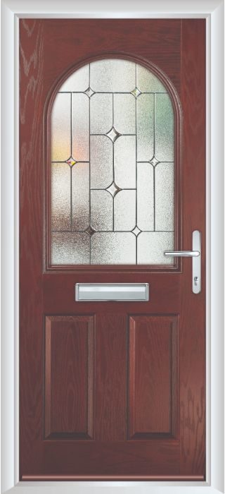 Composite Door - Barnard - Classic Collection - Rosewood