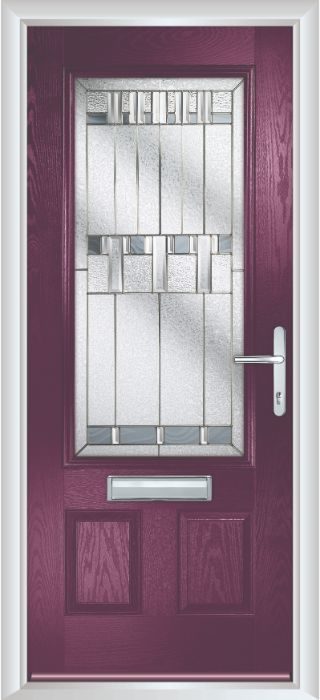 Composite Door - Berkeley - Classic Collection - Very Berry