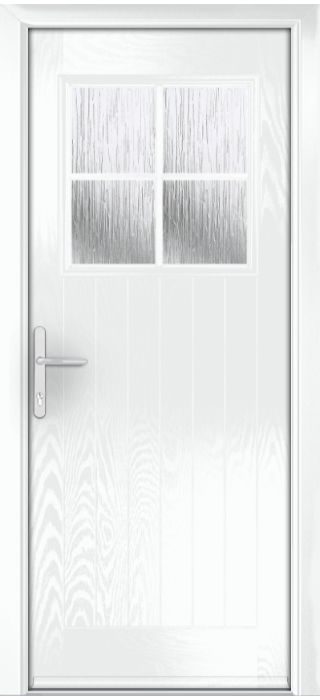 Composite Door - Birch - Rural Collection - White