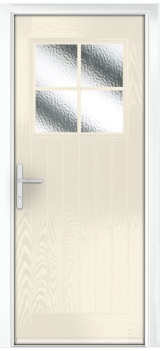 Composite Door - Birch - Rural Collection - Cream White