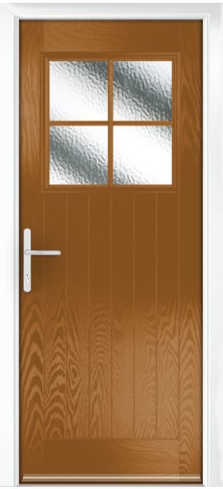 Composite Door - Birch - Rural Collection - Golden Oak