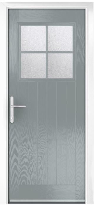 Composite Door - Birch - Rural Collection - Silver Grey