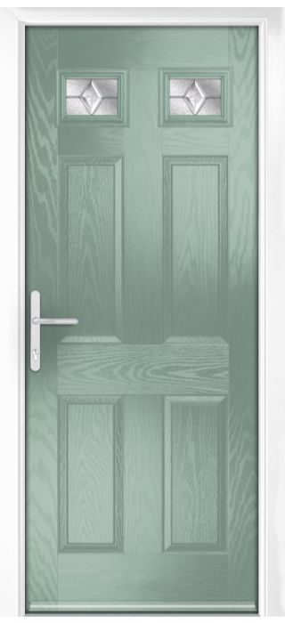 Composite Door - Alnwick - Classic Collection - Chartwell Green