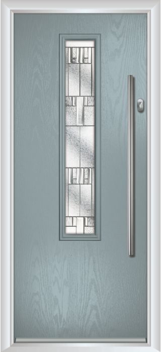 Composite Door - Cullen - Contemporary Collection - Silver Grey