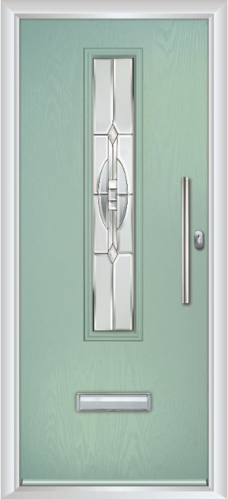 Composite Door - Cullen - Contemporary Collection - Chartwell Green