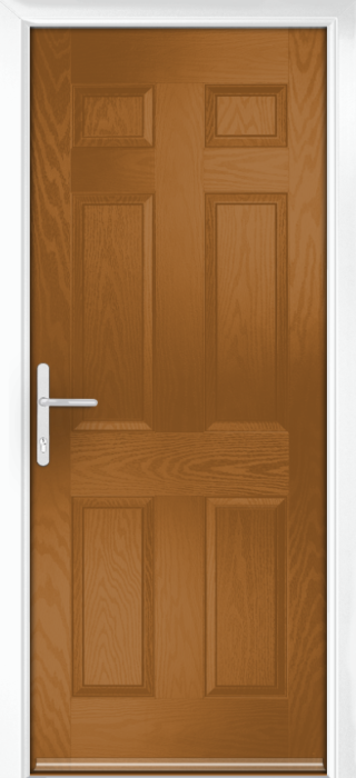 Composite Door - Cuthbert - Classic Collection - Golden Oak