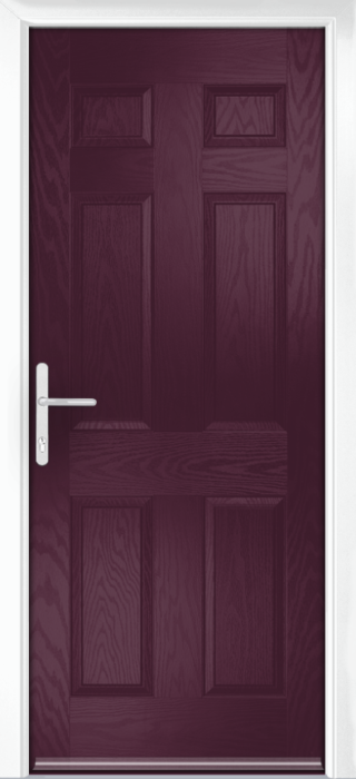 Composite Door - Cuthbert - Classic Collection - Very Berry