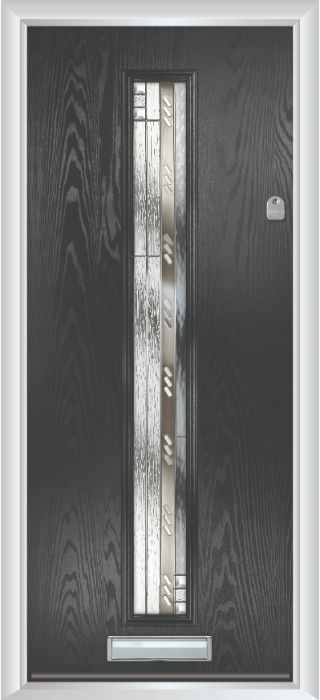 Composite Door - Davy - Contemporary Collection - Black