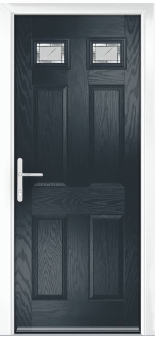 Composite Door - Alnwick - Classic Collection - Anthracite Grey