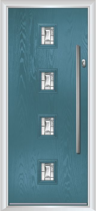 Composite Door - Edison - Contemporary Collection - Victory Blue