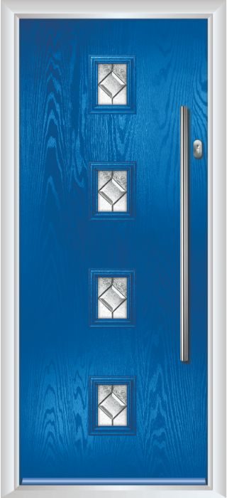 Composite Door - Edison - Contemporary Collection - French Blue