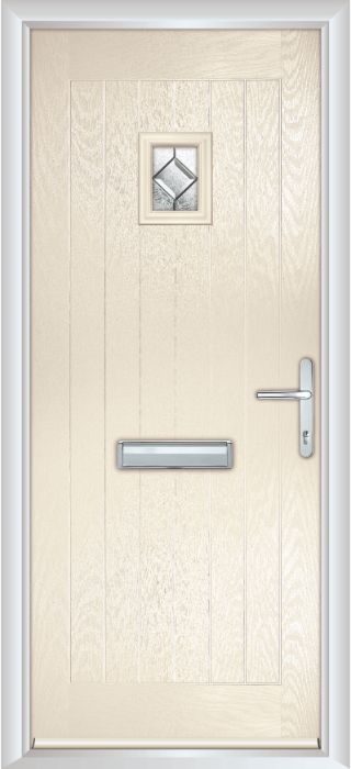 Composite Door - Elm - Rural Collection - Cream White