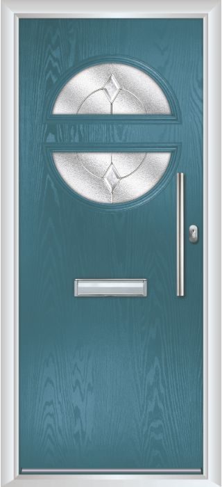 Composite Door - Franklin - Contemporary Collection - Victory Blue