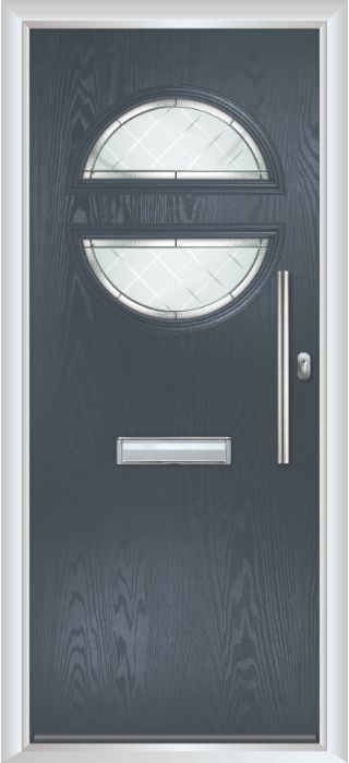 Composite Door - Franklin - Contemporary Collection - Anthracite Grey