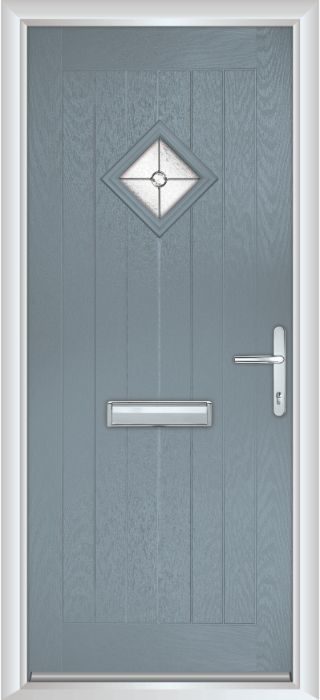 Composite Door - Hornbeam 1 - Rural Collection - Shadow Grey