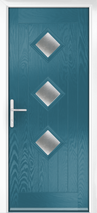 Composite Door - Hornbeam 3 - Rural Collection - Victory Blue