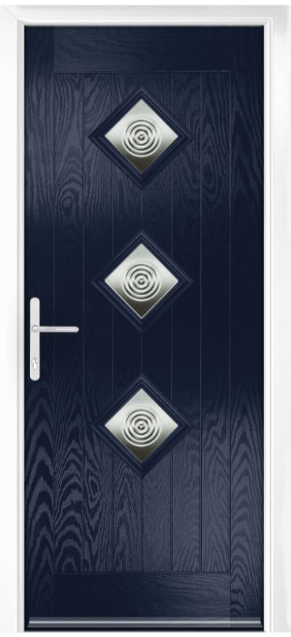 Composite Door - Hornbeam 3 - Rural Collection - Blue