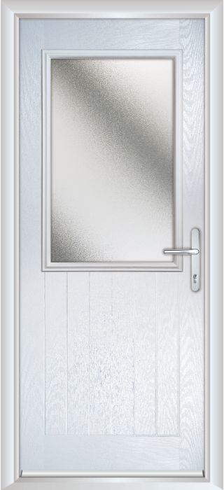 Composite Door - Larch - Rural Collection - White