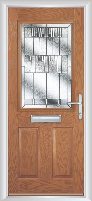 Composite Door - Lindisfarne - Classic Collection - Golden Oak