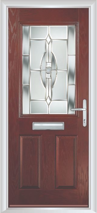 Composite Door - Lindisfarne - Classic Collection - Rosewood