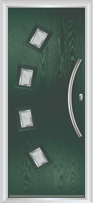 Composite Door - Macmillan - Contemporary Collection - Green