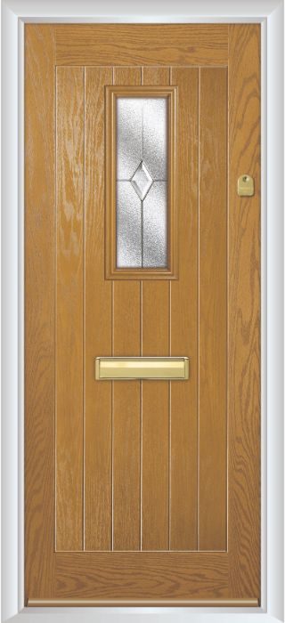 Composite Door - Maple- Rural Collection - Irish Oak