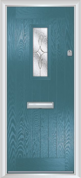 Composite Door - Maple- Rural Collection - Victory Blue