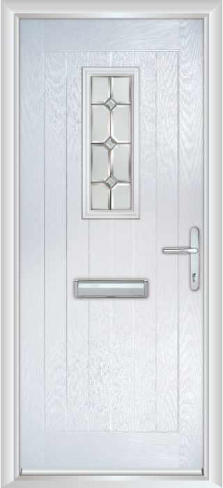 Composite Door - Maple- Rural Collection - White