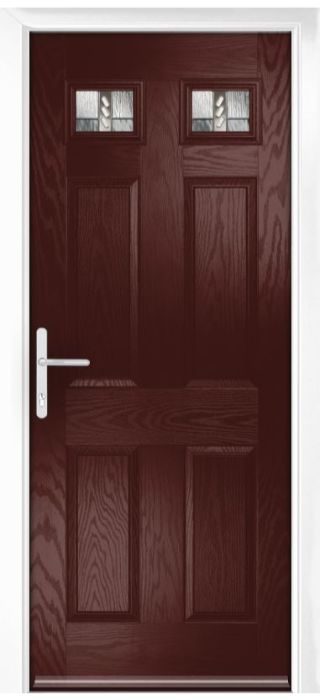 Composite Door - Alnwick - Classic Collection - Rosewood