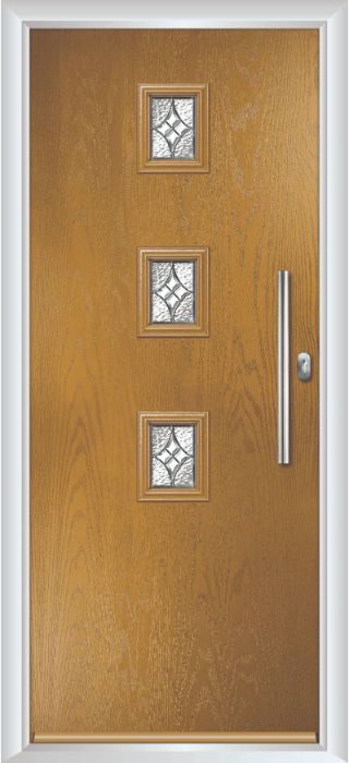 Composite Door - Maxwell - Contemporary Collection - Irish oak