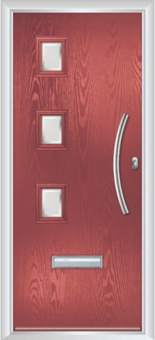 Composite Door - Maxwell - Contemporary Collection - Marsala