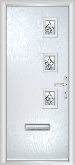 Composite Door - Maxwell - Contemporary Collection - White