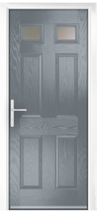 Composite Door - Alnwick - Classic Collection - Shadow Grey