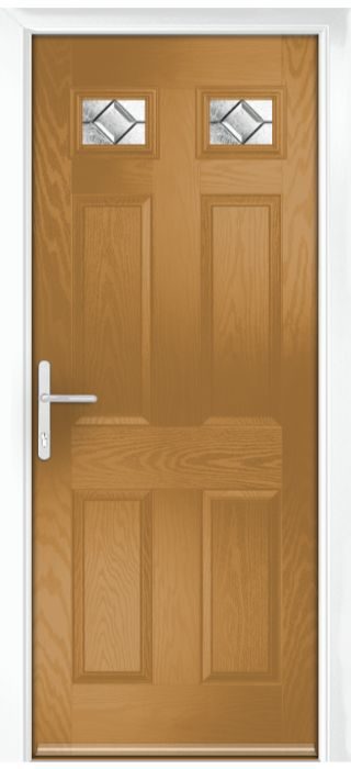 Composite Door - Alnwick - Classic Collection - Irish Oak