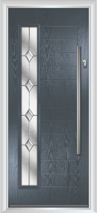 Composite Door - Talbot - Contemporary Collection - Anthracite Grey