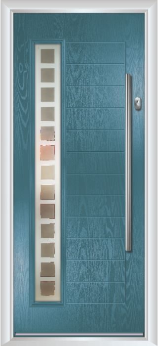 Composite Door - Talbot - Contemporary Collection - Victory Blue