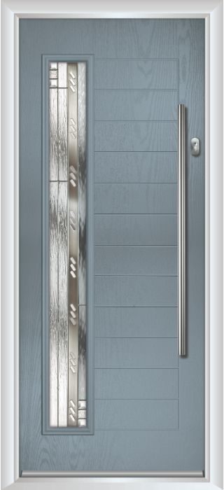 Composite Door - Talbot- Contemporary Collection - Shadow Grey