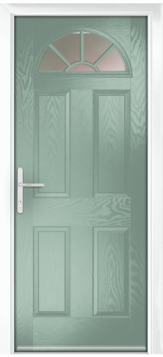 Composite Door - Warkworth - Classic Collection - Chartwell Green