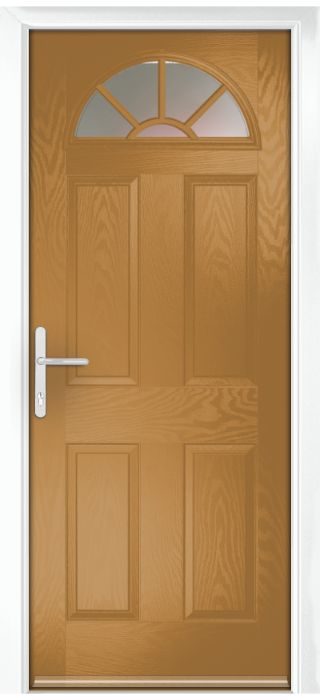 Composite Door - Warkworth - Classic Collection - Irish Oak