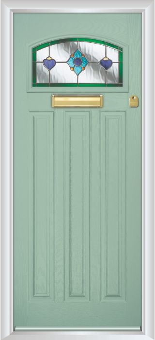 Composite Door - Warwick - Classic Collection - Chartwell Green