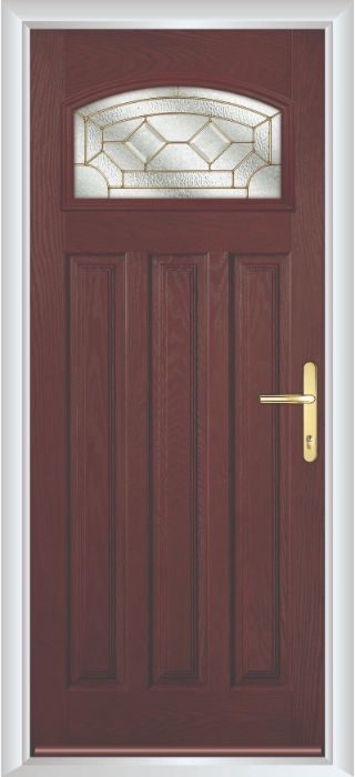 Composite Door - Warwick - Classic Collection - Rosewood